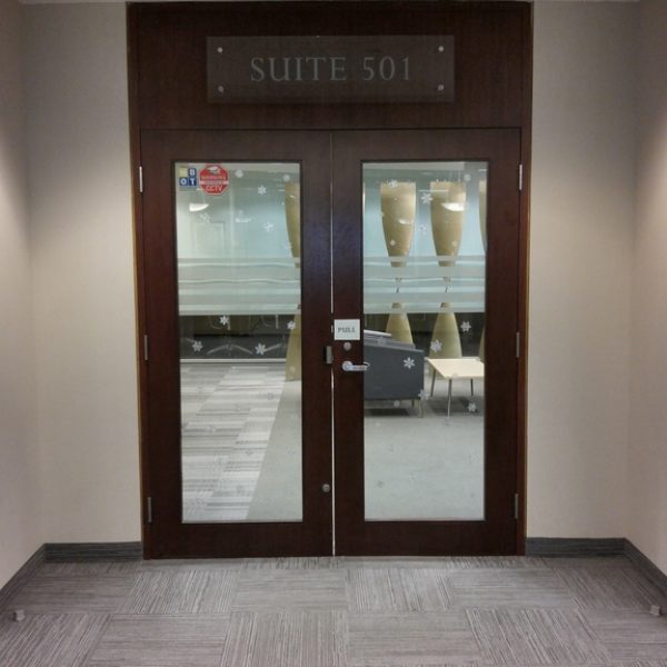 Entrance to Suite 501