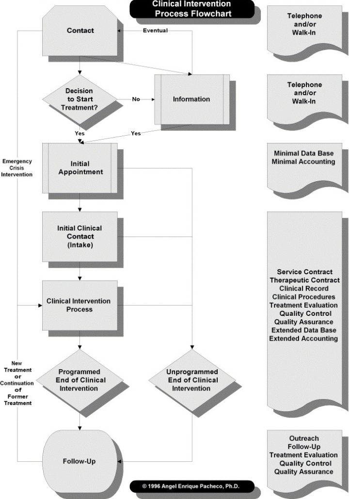 Clinical Intervention Process Flowchart